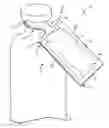 Fig. 01 - Product tag with expandable loop and sachet