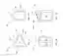 Fig. 11 - Flexible containers with easily variable sizing