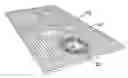 Fig. 01 - Integrated Bonding Flange Support Disk for Prefabricated Shower Tray