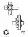 Fig. 14 - Pivoting horizontal and vertical scaffold members and a method of erecting an offset scaffold platform