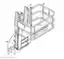 Fig. 01 - Automatic locking device for track mounted gangway