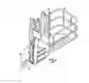 Fig. 04 - Automatic locking device for track mounted gangway