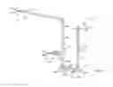 Fig. 02 - Modular roof mounted staging bracket with safety rails