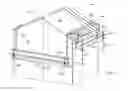 Fig. 05 - Modular roof mounted staging bracket with safety rails