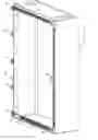 Fig. 01 - Low profile arc resistant door latching mechanism