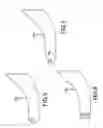 Fig. 06 - Hardware geometry for increasing part overlap and maintaining clearance