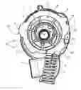 Fig. 01 - Rotary pump with a compact setting structure for adjusting the delivery volume