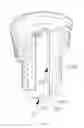 Fig. 09 - Plastic lamp base with zigzag electrical conductor and light bulb using the same