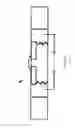 Fig. 11 - Plastic lamp base with zigzag electrical conductor and light bulb using the same