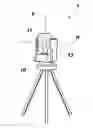 Fig. 01 - Surveying apparatus with positioning device