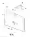 Fig. 02 - Optical touch system, light curtain generating module and adjusting structure