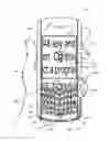 Fig. 01 - Text selection using a touch sensitive screen of a handheld mobile communication device