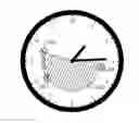 Fig. 01 - Analog clock display with time events