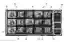 Fig. 01 - Gaming machine and method of play with split-flap reels