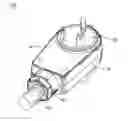 Fig. 01 - 360 degree rotatable plug
