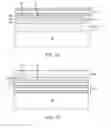 Fig. 15 - Plate wave devices with wave confinement structures and fabrication methods