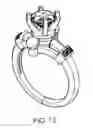 Fig. 13 - Interchangeable jewelry, particularly a ring assembly