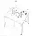 Fig. 02 - Play table with brick toy well