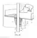 Fig. 13 - Shelving system with obscurable shelving
