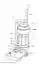 Fig. 01 - Dual stage cyclone vacuum cleaner