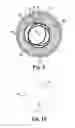Fig. 10 - Rotational atherectomy device with a system of eccentric abrading heads