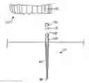 Fig. 01 - Dental restoration system for installing bridge prostheses on mini dental implants
