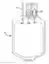 Fig. 01 - RFID tag and blood container/system with integrated RFID tag
