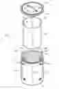 Fig. 01 - Sealable decontamination holding vessel for isolating contaminated items