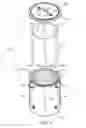 Fig. 04 - Sealable decontamination holding vessel for isolating contaminated items