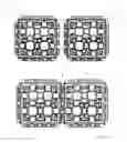 Fig. 11 - Molded pulp tiles and structures