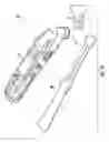 Fig. 02 - Tool for manually operating oscillating motorized tool accessory