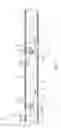 Fig. 06 - Track and seat adapter for positioning and locking wheelchairs and transit seats