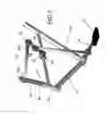 Fig. 04 - Bicycle with coordinated pedal and upper body leverage