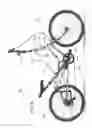 Fig. 07 - Bicycle with coordinated pedal and upper body leverage