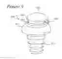 Fig. 10 - Reusable bottle cap having identification means