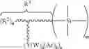 Fig. 19 - Silane and silicic acid (hetero)polycondensate having aromatic compounds linked via coupling groups which are suitable as or for matrix systems having high translucency and good mechanical properties