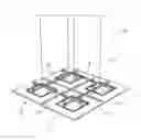 Fig. 01 - CANOPY SYSTEM AND GROUP SUSPENSION SYSTEM THEREFORE
