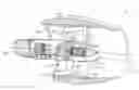 Fig. 01 - Turbine engine with guide vanes forward of its fan blades