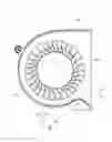 Fig. 01 - Fan having an impeller including a resin portion and a metal plate
