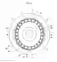 Fig. 10 - Ball bearing for strain wave gearing