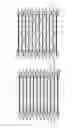 Fig. 10 - Radiating fin with bent radiating portion and electrothermal oil heater using same