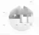 Fig. 01 - Lens for pet rejecting passive infrared sensor