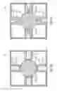 Fig. 63 - Optical structure with ridges arranged at the same and method for producing the same