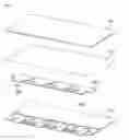 Fig. 01 - Top mount clickpad module for bi-level basin