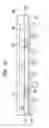 Fig. 12 - Microelectronic packaging without wirebonds to package substrate having terminals with signal assignments that mirror each other with respect to a central axis
