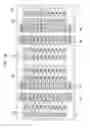 Fig. 17 - Microelectronic packaging without wirebonds to package substrate having terminals with signal assignments that mirror each other with respect to a central axis