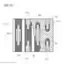 Fig. 11 - Semiconductor device having switchable regions with different transconductances