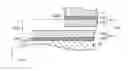 Fig. 01 - Semiconductor device with metal-bonded heat dissipator and manufacturing method for the same