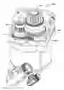 Fig. 01 - Motor case with integrated wire sealing structure
