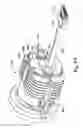 Fig. 34 - Motor case with integrated wire sealing structure